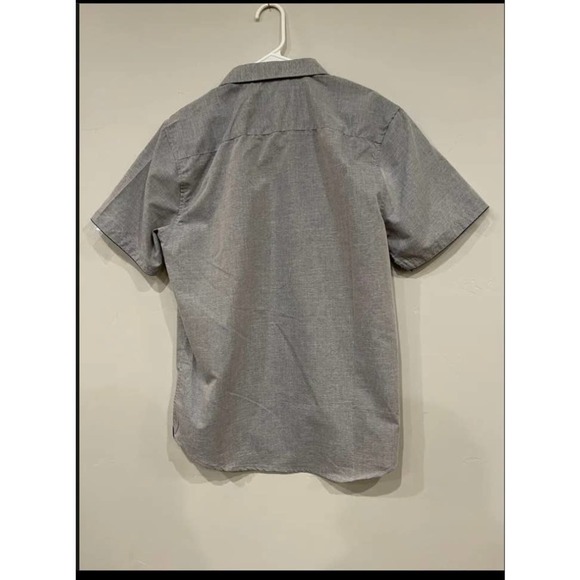 Craft + Flow Gray Casual Pocket Mens Short Sleeve Button Up Shirt Size XL - Picture 2 of 4